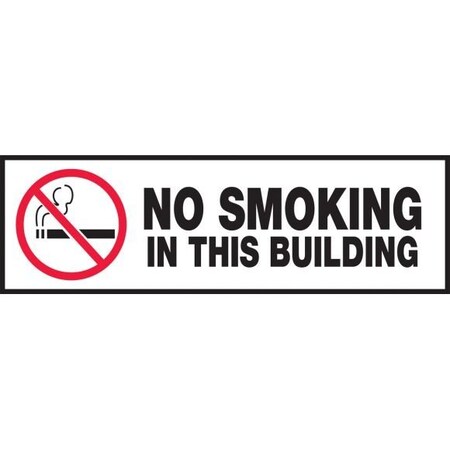 SAFETY LABEL NO SMOKING IN THIS LSMK527XVE